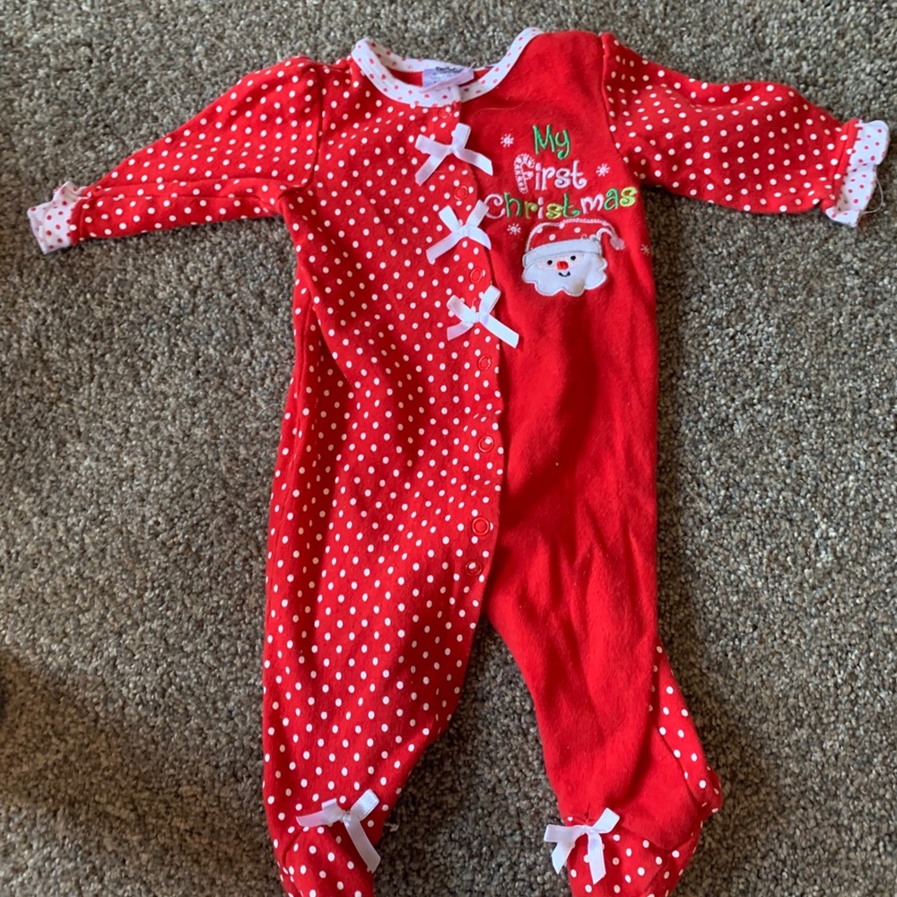 CHRISTMAS BABY CLOTHES BUNDLE